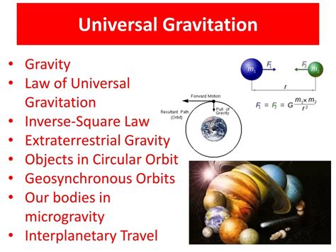 Ppt Universal Gravitation Powerpoint Presentation Free Download Id657284