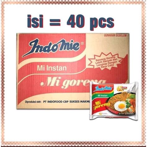 Jual Indomie Goreng 1 Dus Isi 40pcs Shopee Indonesia