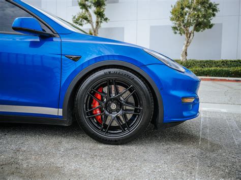 Tesla Model Y Luxury Wheel Tire Set Up X Bbs Flugplatz Wheels