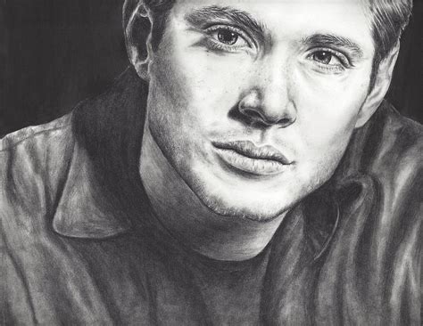 Dean Winchester Drawing By Kristy Fleming Pixels