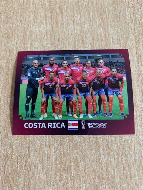 Panini WM 2022 Mannschaft Costa Rica CRC 1 Kaufen Auf Ricardo