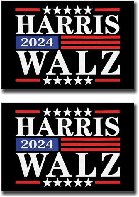 2 Pack Harris Walz 2024 Kamala Harris Tim Walz Waltz For President Magnets