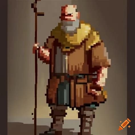 Medieval Merchant Pixel Art 2d Game On Craiyon