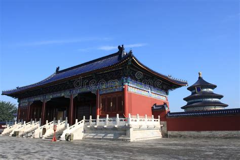 El Templo Del Cielo En Pekín Foto de archivo Imagen de oriente cielo