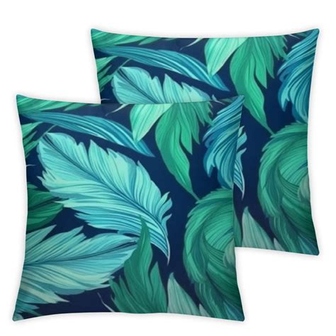 Comio Palm Leaves Body Pillow Cover Green Tropical Leave Summer Palm