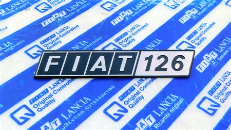 Nowy Emblemat Aluminium Znaczek Logo Napis Polski Fiat P St