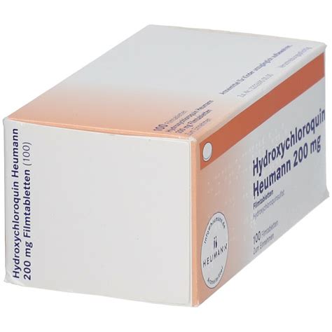 Hydroxychloroquin Heumann Mg Filmtabletten St Mit Dem E Rezept