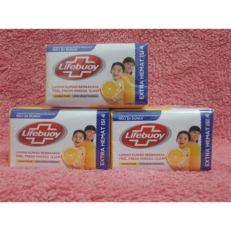 Jual Lifebuoy Sabun Batang Antiseptik Total G Pack Isi Pc