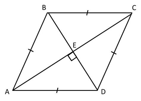 Does A Rhombus Diagonal Divide The Figure Into Congruent Isosceles