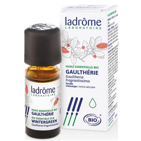 Huile essentielle bio Gaultherie winthergreen Ladrôme huile