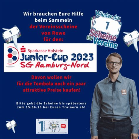 Sg Hamburg Nord Scheine F R Vereine F R Den Junior Cup Wir