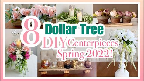 New Dollar Tree Diy Centerpiece Decor For Youtube