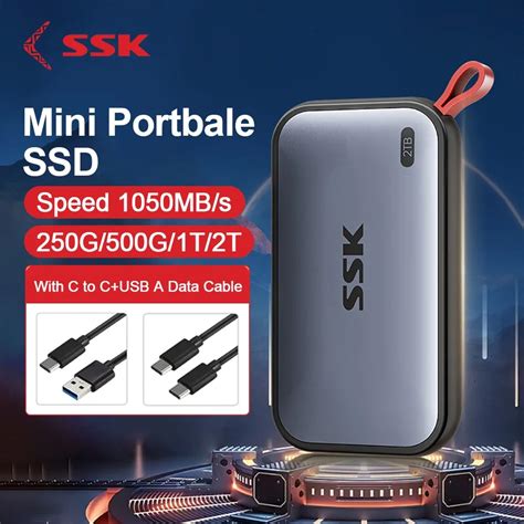 Nvcloser Ssd Externe Portable Ssk To Vitesse Mbumental Type C