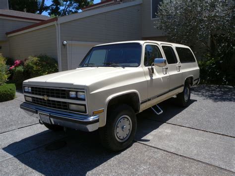 1989 Chevrolet Suburban Silverado 2500 Truck V8 4x4 3 4 Ton Clean Classic Chevrolet Suburban