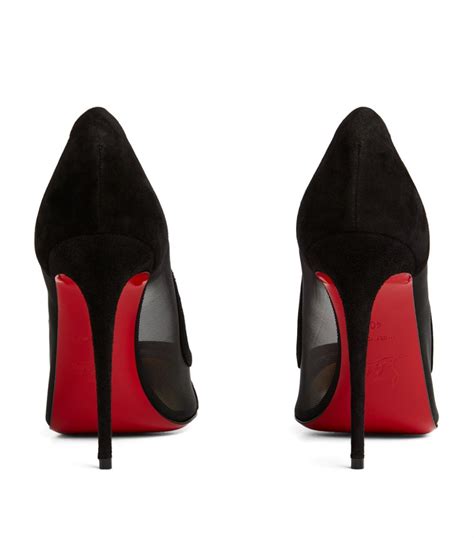 No Matter The Christian Louboutin Galativi Suede Mesh Panel Pumps 100