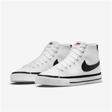 Tênis Nike Court Legacy Canvas Mid Feminino Branco Netshoes