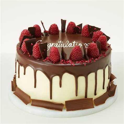 Chocolate And Raspberry Congratulations Cake Magnum Cakes Best