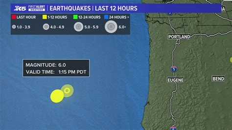 Earthquake Reported Off Oregon Coast Was The 3rd Largest In The Past 10