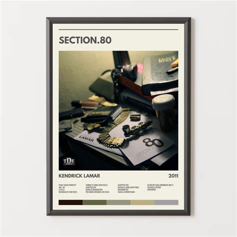 Kendrick Lamar Section 80 Album Cover Track List Fuck Your Ethnicity