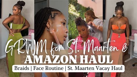 GRWM For St Maarten Amazon Clothing Haul YouTube