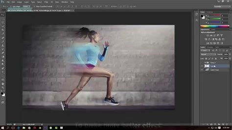 Creating A Motion Effect In Photoshope Cs6 Youtube