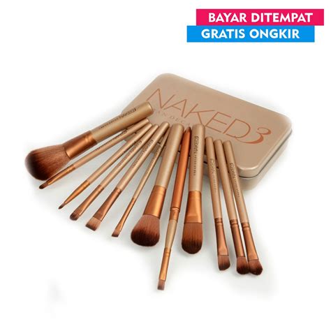 Jual Kuas Make Up Set Lengkap Naked Isi Pcs Brush In Kemasan