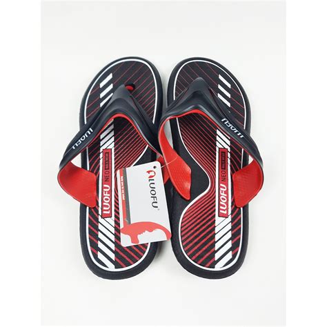 Jual Sandal Jepit Luofu Pria F1130 E09S I Sandal Import I Sandal Karet