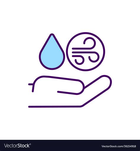 Water Quality Protection Rgb Color Icon Royalty Free Vector