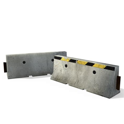 3d K Rails Jersey Barriers Model