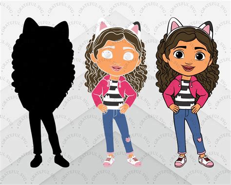 Gabbys Dollhouse Bundle Svg Digital File Gabby Svg Movie Svg Images