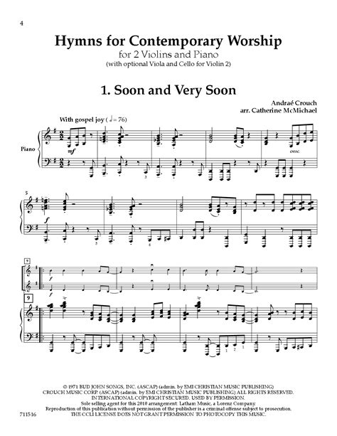 Hymns for Contemporary Worship (Violin Duet& | J.W. Pepper Sheet Music