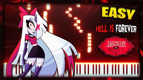 Hazbin Hotel Hell Is Forever Easy Piano Tutorial By October Youtube