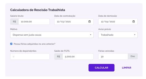 Calculadora De Rescisão Trabalhista Veja 5 Sites Para Fazer Cálculo