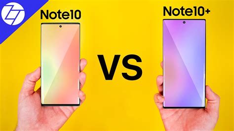 Samsung Galaxy Note 10 Vs Note 10 Plus The Ultimate Comparison Youtube