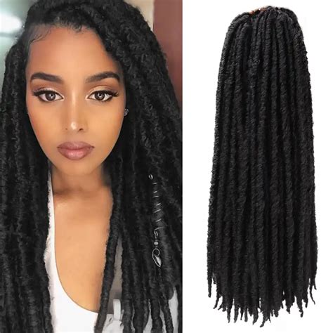 Modern Queen Ombre Faux Locs Crochet Braid Hair Bohemian Faux Locs