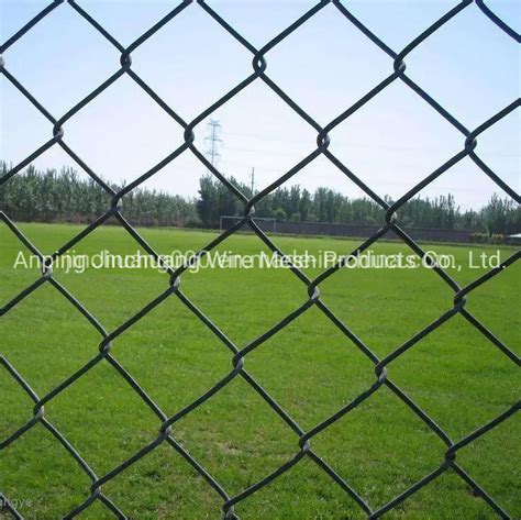 Direct Factory Galvanized PVC Coated Chain Link Fence China Temporary