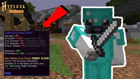 Hypixel Skyblock How To Craft A Legendary Golem Sword And Hardened