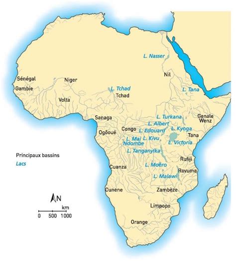 L Afrique L Hydrographie