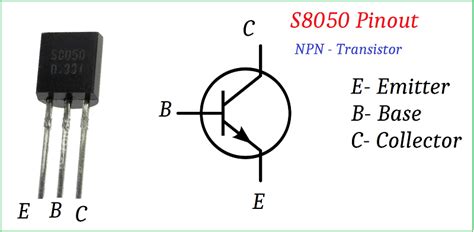 S8050 Transistor Pinout