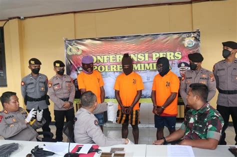 Polisi Tangkap Pelaku Utama Pemasok Amunisi Dan Senjata Kkb