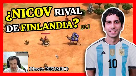 Nicov Vs Villese SHOWMATCH Pt 1 Directo RESUMIDO NachoAoE YouTube