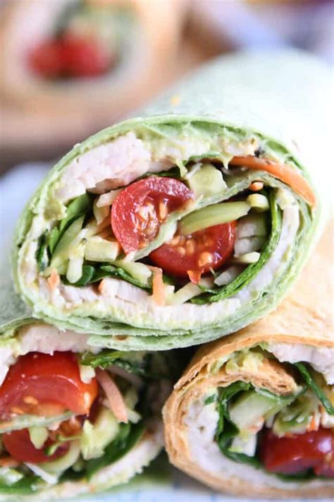 Turkey Avocado Veggie Wraps Mels Kitchen Cafe