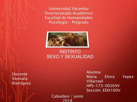 Instinto Sexo Y Sexualidad Ppt