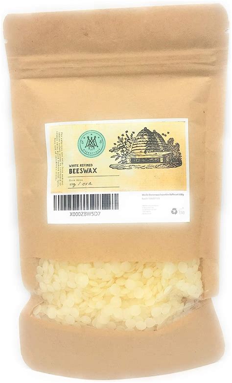 Mna White Beeswax Pellets 500g 100 Natural Use For Diy Lip Balm And Moustache Wax Diy Food