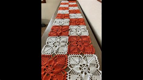 Tuto chemin de table au crochet spécial gaucher