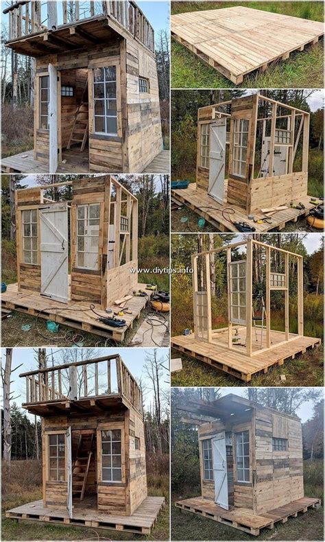 This Is A Beautiful Piece Of The Wood Pallet House For Your Garden