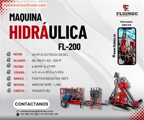 Perforadora Hidr Ulica Fl Para Trabajos En Subsuelo Empre