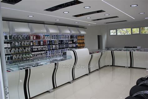 Mobile Phone Accessories Display Counter Design - Custom Retail Display Shop Fittings & Store ...