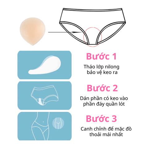 Miếng Dán Che Vùng Bikini Chống Lộ Rảnh Siêu Mỏng Phù Hợp Cho Bikini Đồ Ôm Sát Đồ Tập AMI 411