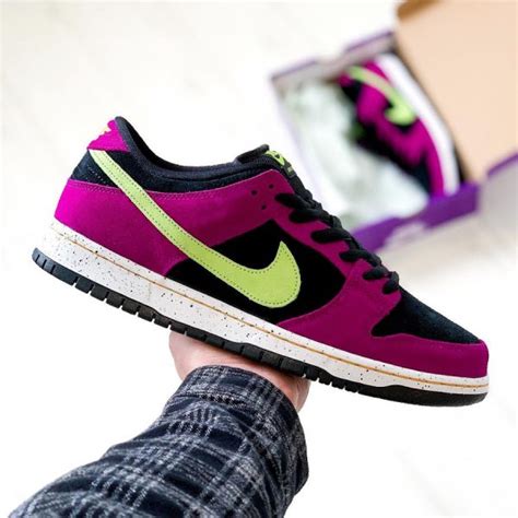 Bq Que Vaut La Nike Sb Dunk Low Pro Acg Terra Red Plum Citron